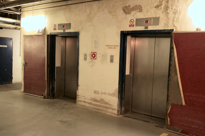 Nákladní výtahy nemocnice v Bohunicích